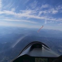Flugwegposition um 15:45:53: Aufgenommen in der Nähe von Département Alpes-de-Haute-Provence, Frankreich in 3454 Meter